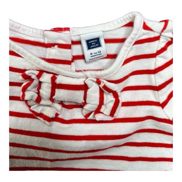 Janie and Jack Lot Of 3 Size 6-12 Months Summer Dresses/Tops Pink EUC - Picture 4 of 15